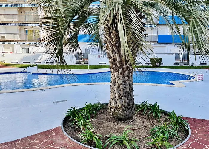 Encantador Bajo Con Terraza Cerca Playa - Es-258-183 アパート ロザス